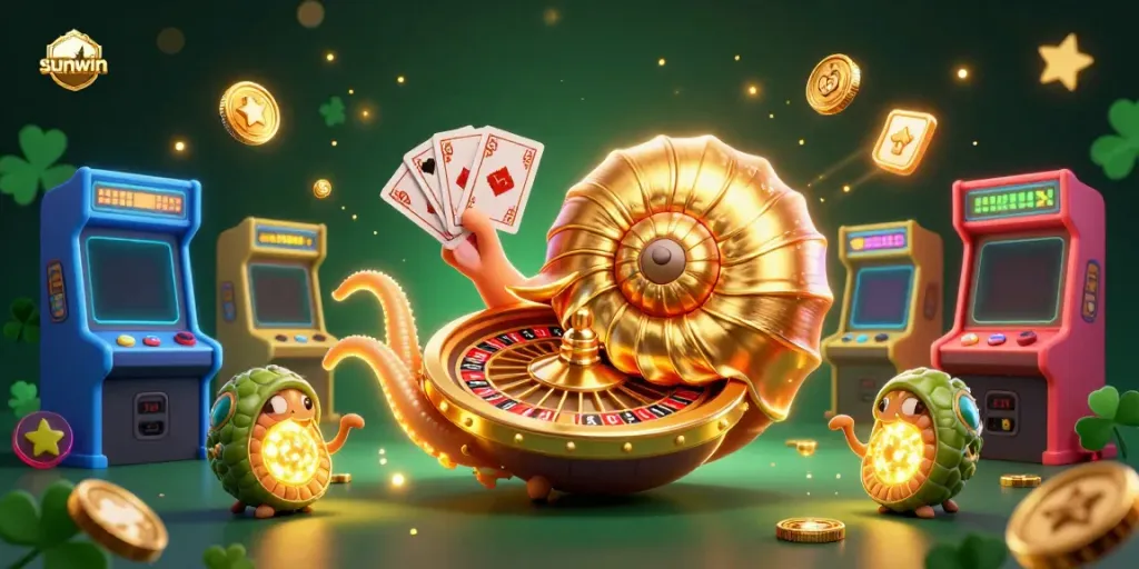 Engage in thrilling games at sunwin with a vibrant 3D casino atmosphere and dynamic characters.